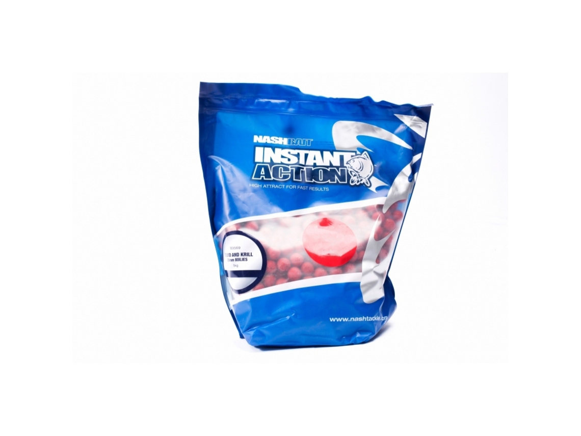 Bouillettess Nash Instant Action Squid and Krill 12 mm (200g)