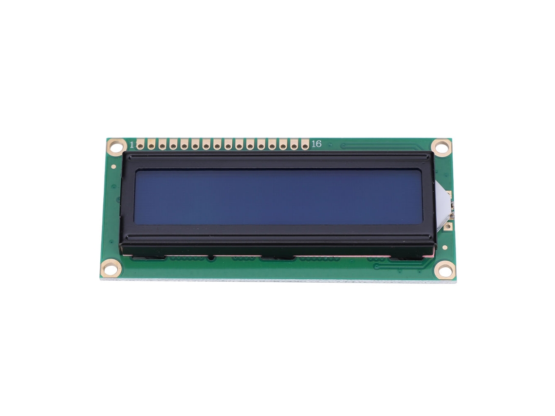 Display Lcd 1602a Laxiscreed Com Luz De Fundo Amarelo-verde E Caracteres Pretos, Alimentado Por 5v