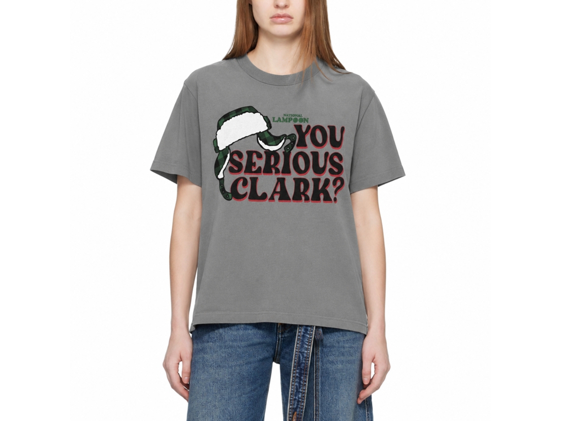 Rockinstone National Lampoon's Christmas Vacation You Serious Clark Black T-shirt Size:l