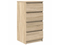 Aparador MAISON EXCLUSIVE Derivados de Madeira Carvalho Sonoma (37,5x35x76 cm)