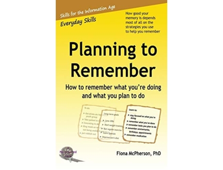 Livro Planning To Remember De Fiona Mcpherson (inglês)