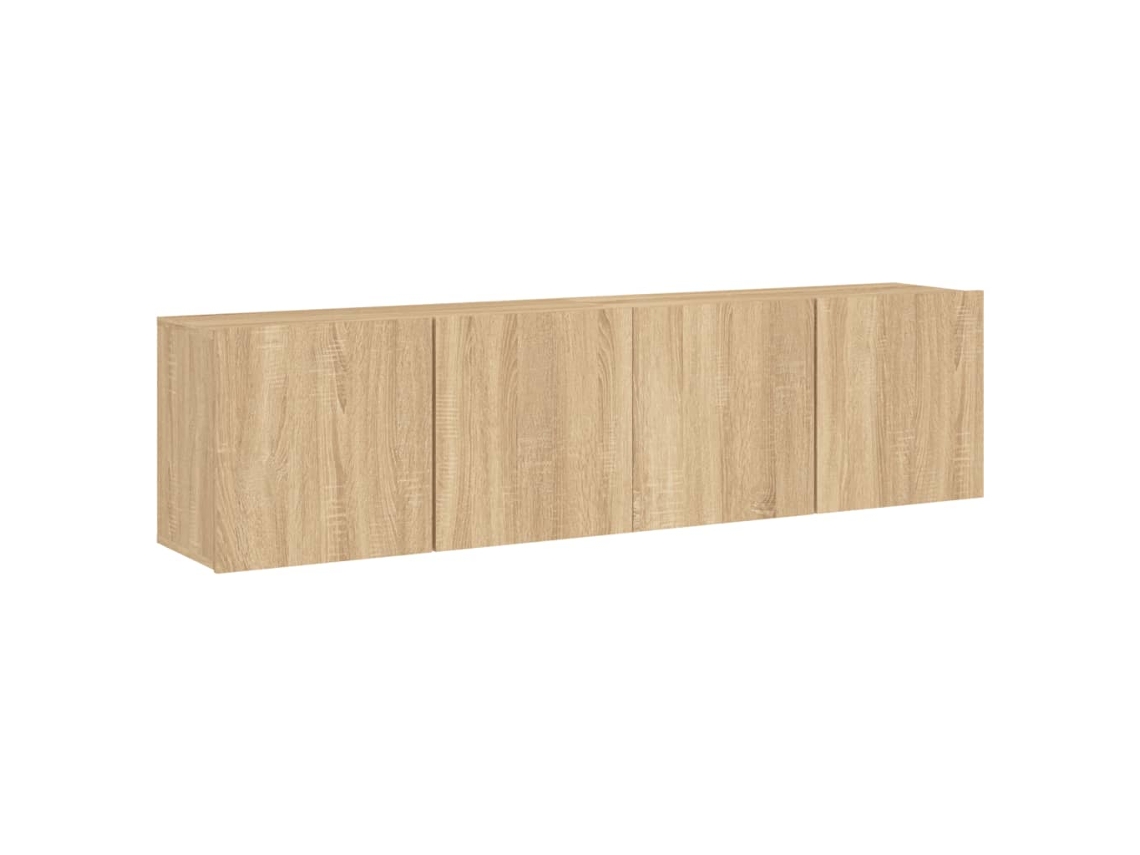 Conjunto de Móveis de Parede para Tv 2 Pcs Carvalho Sonoma MAISON EXCLUSIVE (80x30x41 cm)