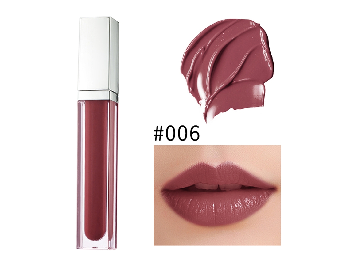 Batom Líquido Matte Matte Mist 36 Cores Gloss Labial Não Pegajoso Ferramenta Cosmetics (matte, 06)
