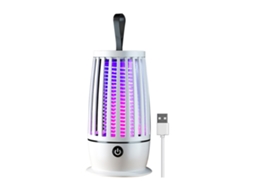 Primerox lâmpada elétrica matamoscas usb com luz noturna branca quente para casa e camping