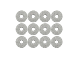 12 Peas De Reposio Para Esfrego De Cho Para Aspirador De P Rob Deebot X2 / X2 Pro / Dex86, Pano De Esfrego Lavvel Yunzii
