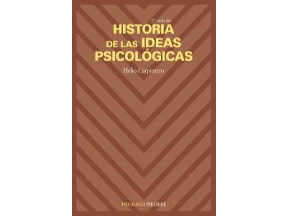 Livro Historia Ideas Psicologicas.(Psicologia) .