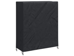 Conjunto 1 Cobertura De Terraço Vidaxl Preto Tecido (165 X 70 X 185 Cm)