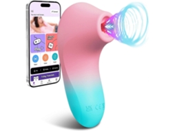 Vibrador Feminino Com Sucção, Lançamento De 2025 - Controlado Por Aplicativo, Com 10 Níveis De Intensidade.