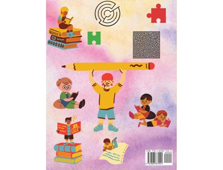 Livro Activity Book For Clever Kids Connect The Dots, Mazes, Word Search, Picture Puzzles Many More De Steve Harvey Golden (inglês)