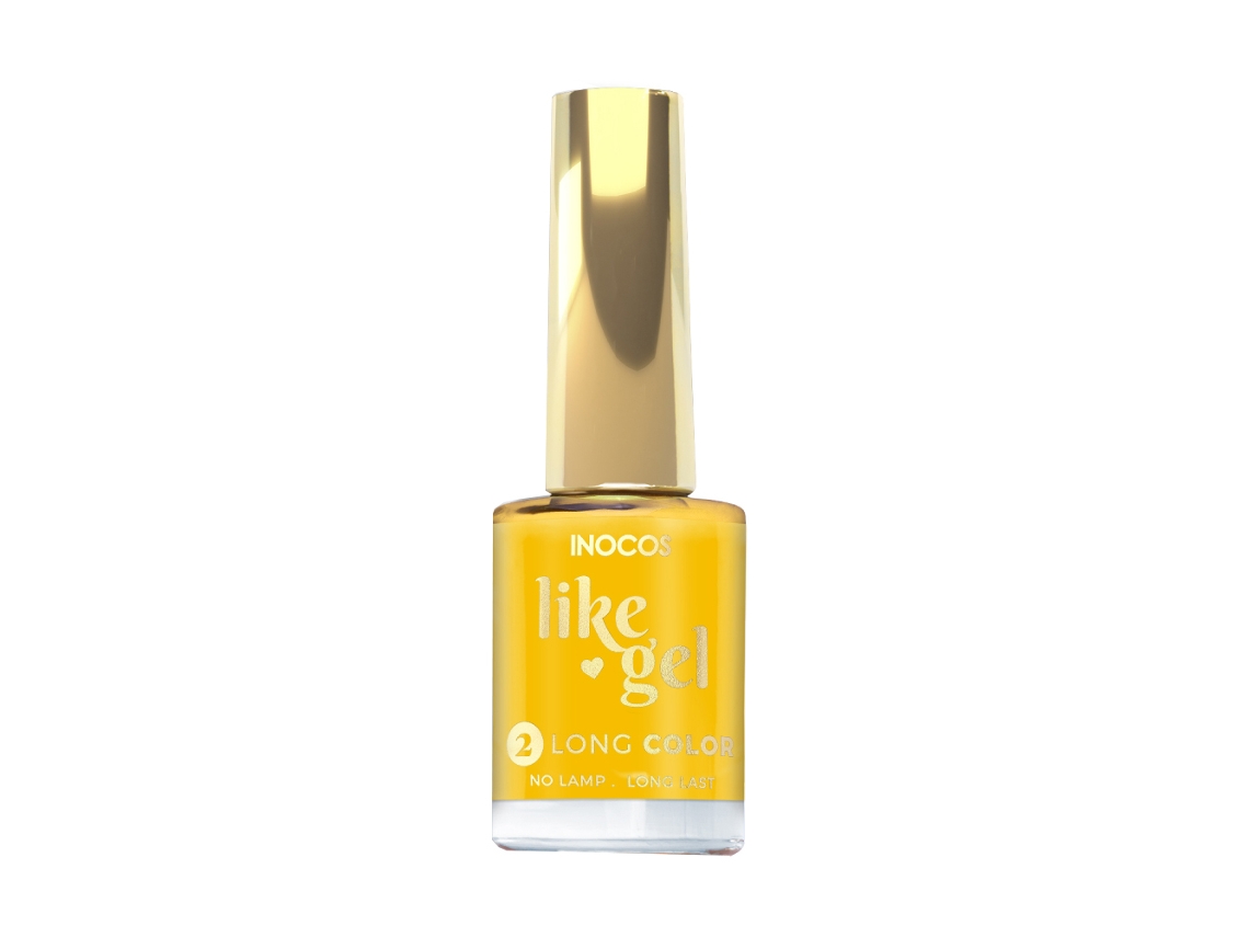 Verniz de Gel INOCOS Like Gel 118 Amarelo Vivo