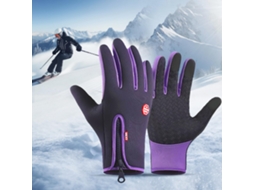 Luvas Táteis de Inverno, Anti frio e Anti vento. com Silicone Antiderrapante e Ajuste Regulável, Ideais para Ciclismo e Condução.