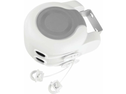 Varal Retrátil Lurelia De Parede, Para Exterior, Para Viagem, De Plástico, De Metal, Branco, 15 M