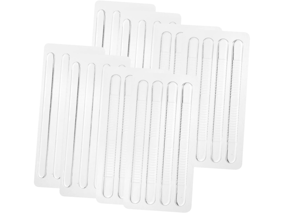 Protetores De Calcanhar Silicone, 32 Unidades, Transparentes, Antiatrito, Substituíveis, Confortáveis E Discretos Para