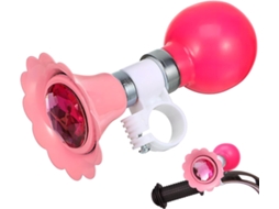Buzina Retrô para Bicicleta, 110 Db, em Abs, para Guidão, Infantil, para Patinete, Rosa AQUAFORGE