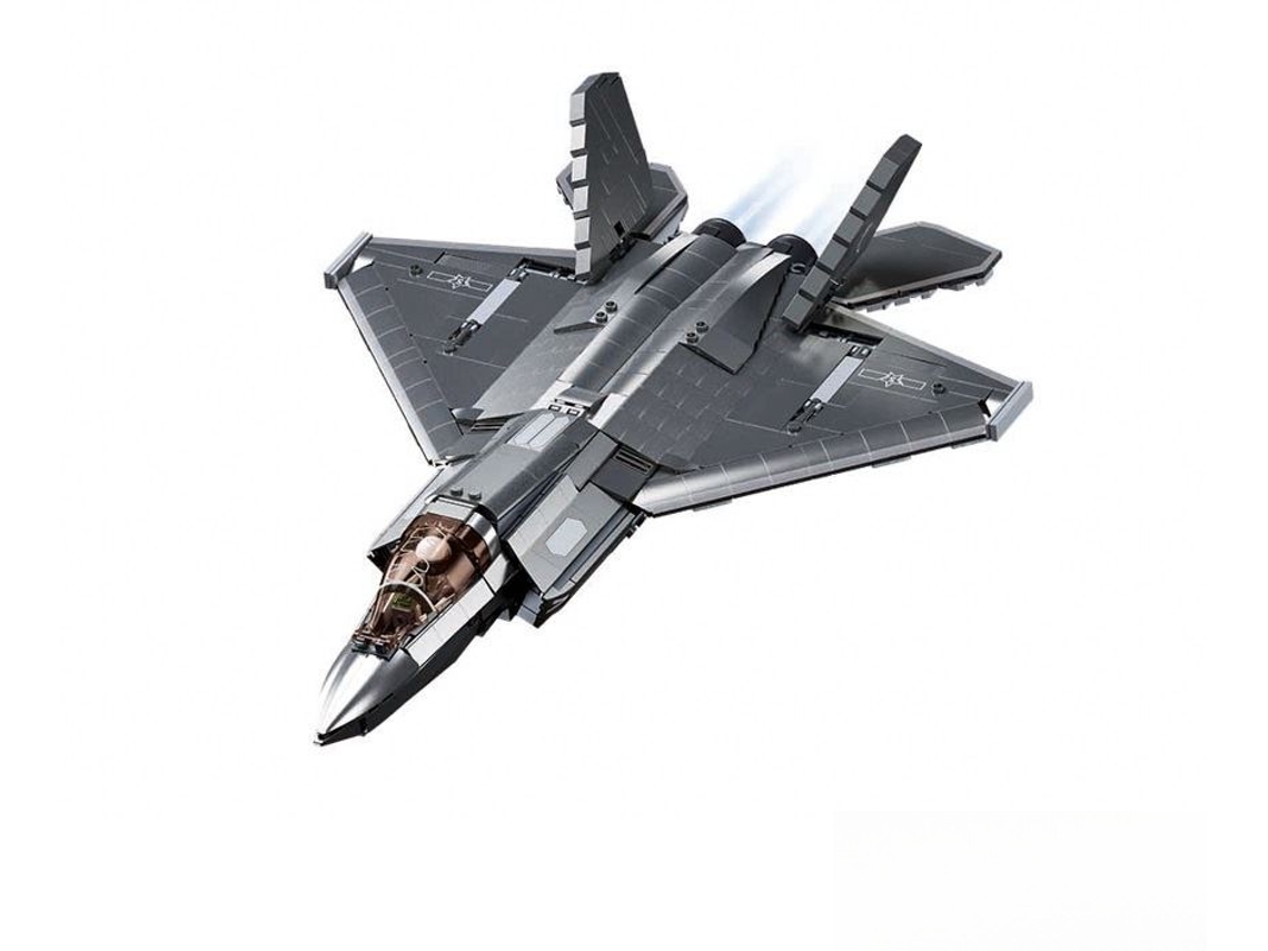 Sluban Jato De Combate J-35s Com Aparência De Aço M38-b1186