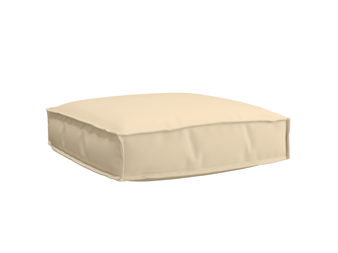 Conjunto 1 Almofada Moderna Vidaxl Bege Oxford (60 X 60 X 12 Cm)