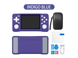 Console De Games Xf35h, Tela De 3,5 Polegadas, Bateria De 4000 Mah, Console Portátil Retrô Psp De 3,5 Polegadas, 128 Gb Azul Índigo Sfushos
