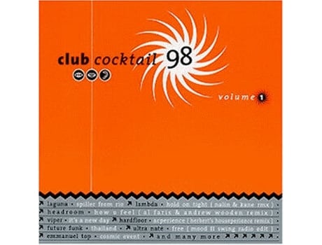 Cd Club Cocktail 98 Volume 1 Alphabet Media