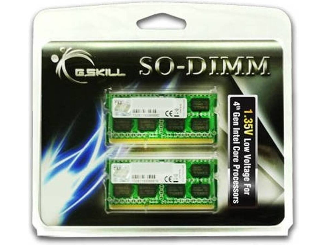 Memória RAM DDR3 G.SKILL F3-1600C9D-8GSL (2 x 4 GB - 1600 MHz - CL 9)