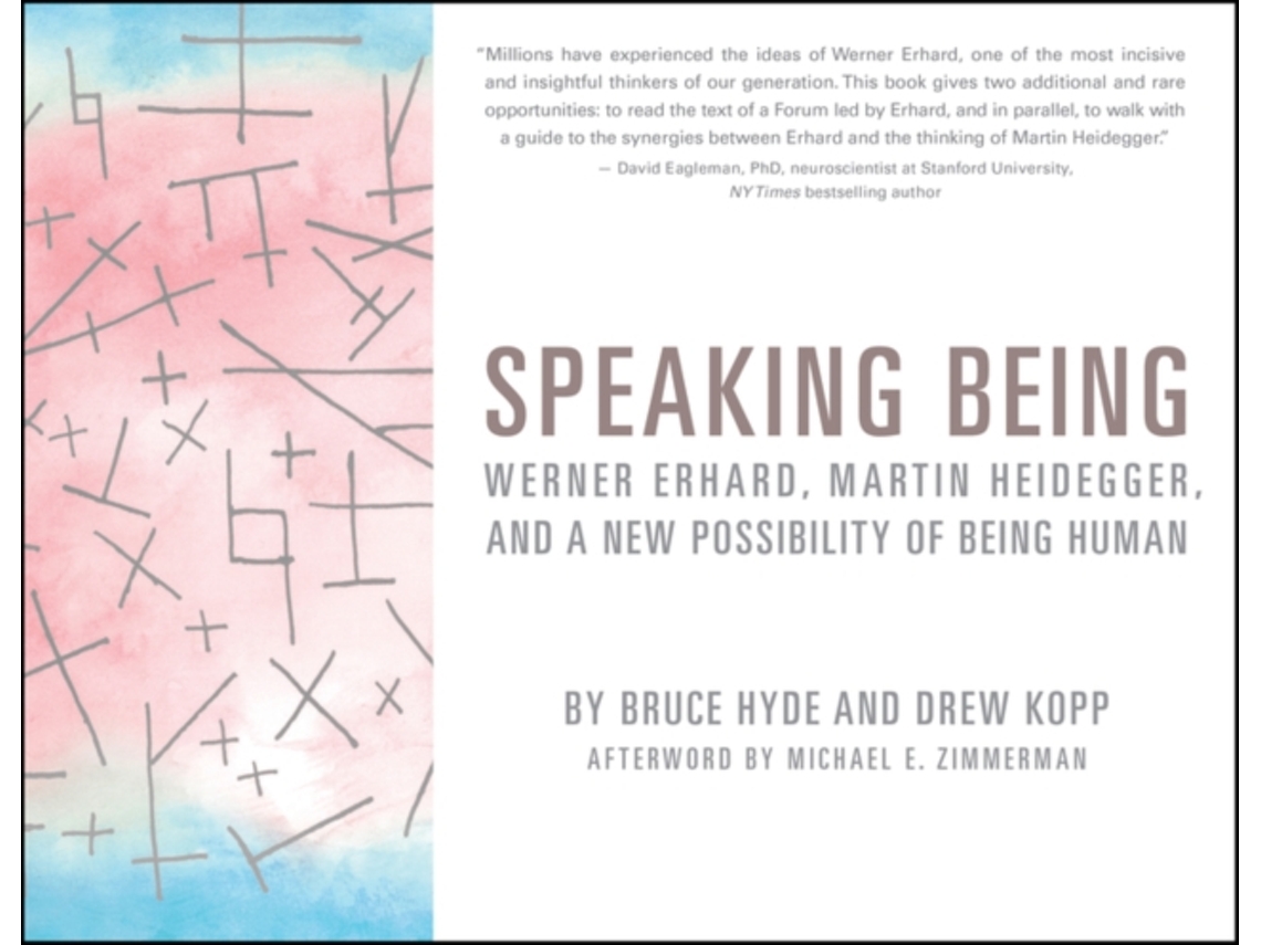 Livro Speaking Being de Bruce Hyde e Drew Kopp (Inglês)