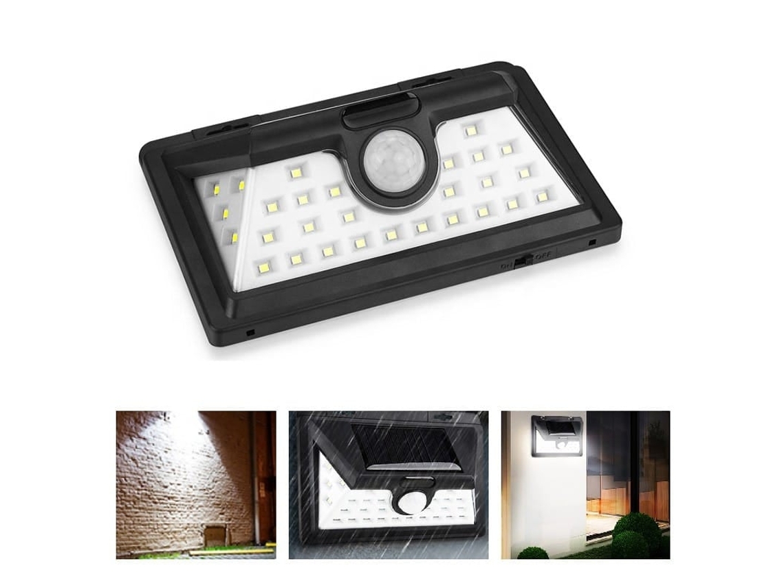 Luminária de Parede Solar Led com Sensor AQUAFORGE