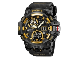 Relógio Esportivo Multifuncional Stryve S8027 Com Cronógrafo E Display Duplo Luminoso Para Estudantes.