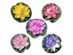 Conjunto De 5 Acessórios Decorativos, Formato De Rosa, 10 Cm, Sensor De Movimento, Design Flutuante