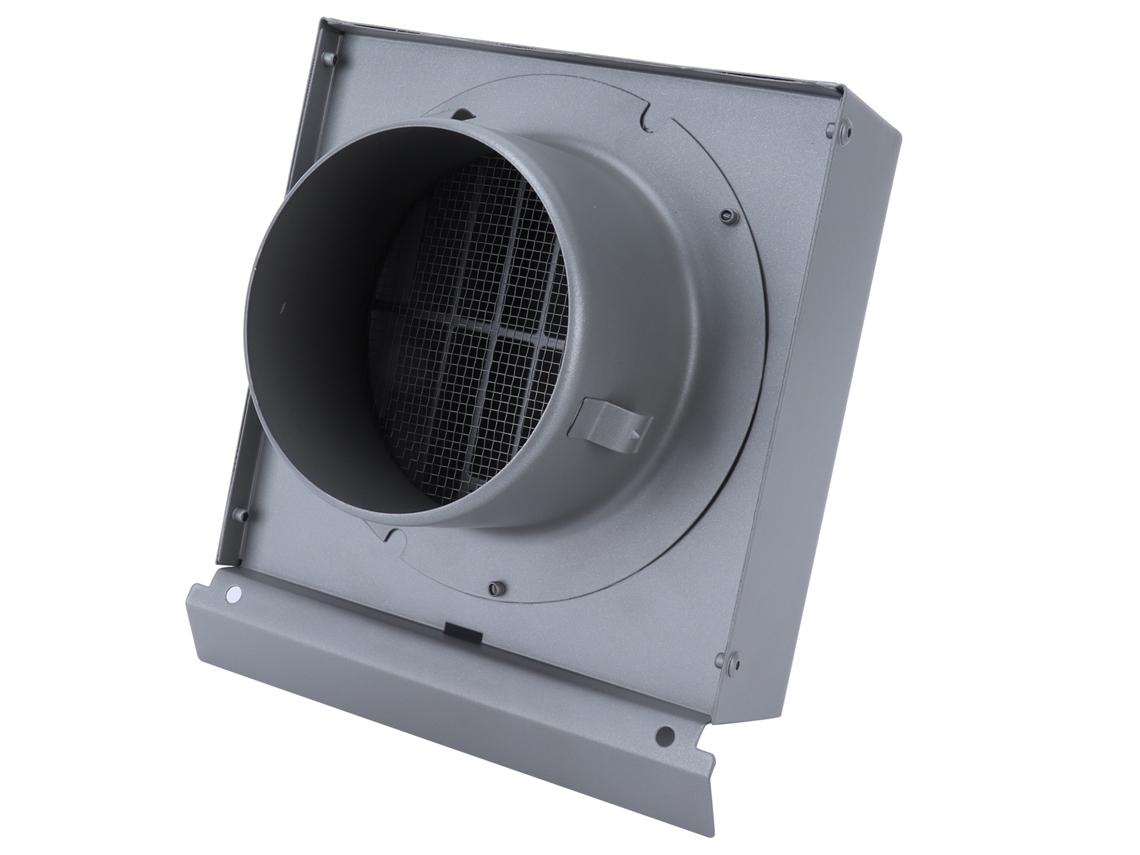 Capac Aeração Parede Aço Inoxidável 100mm Exaustão