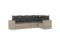 Garden Sofa Set, Garden Sofa Sets Vidaxl Cinzeto Rattan / Vime (n/a)