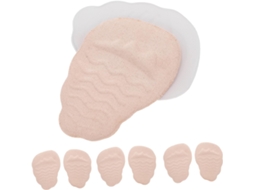 4 Pares De Palmilhas Femininas Antiderrapantes Com Gel Para Maior Conforto Na Parte Frontal Do Pé