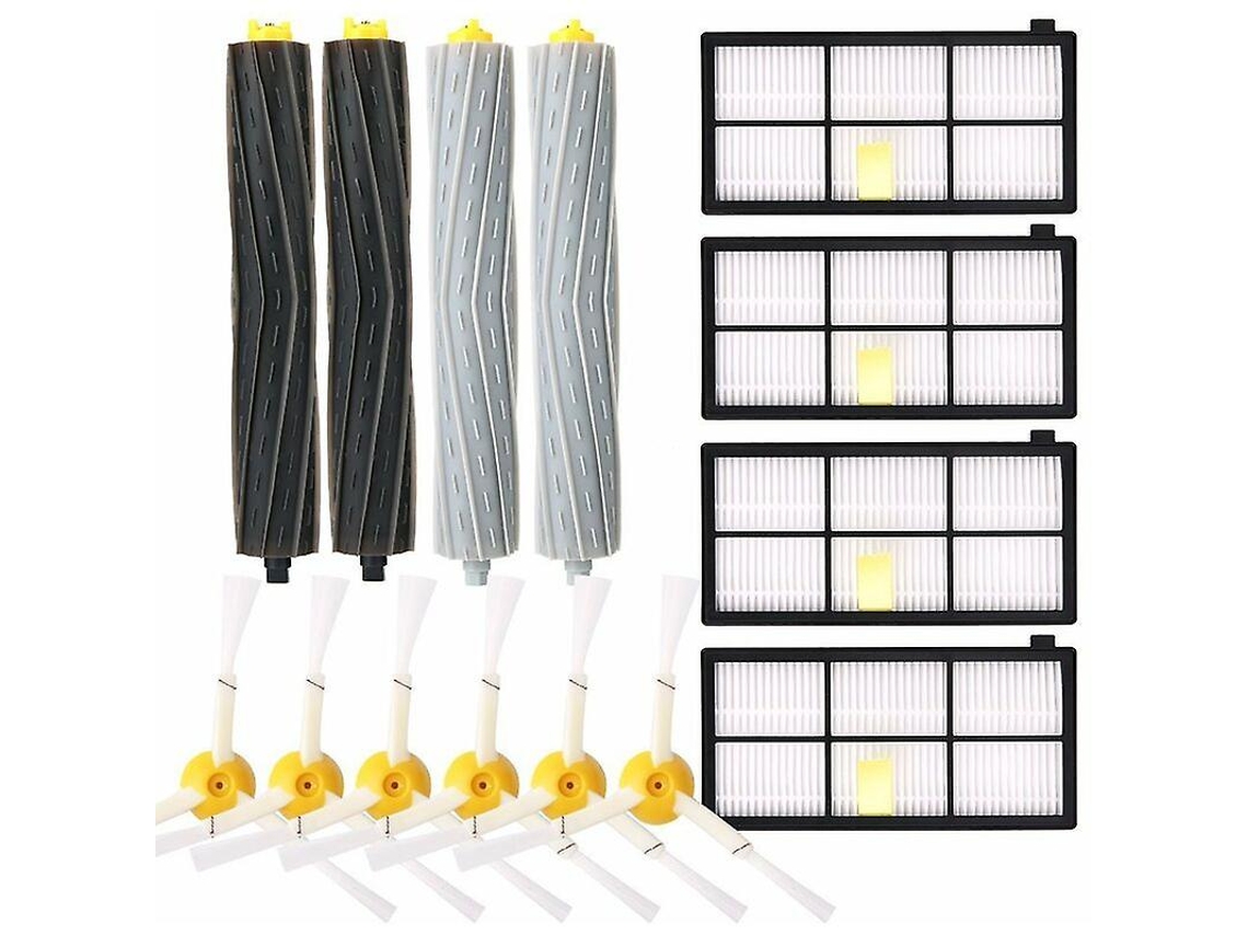 Kit de Peças de Escovas para Irobot Roomba Série 800 850 851 860 865 866 870 871 876 880 885 886 890 891 896 900 960 966 980 e Mais