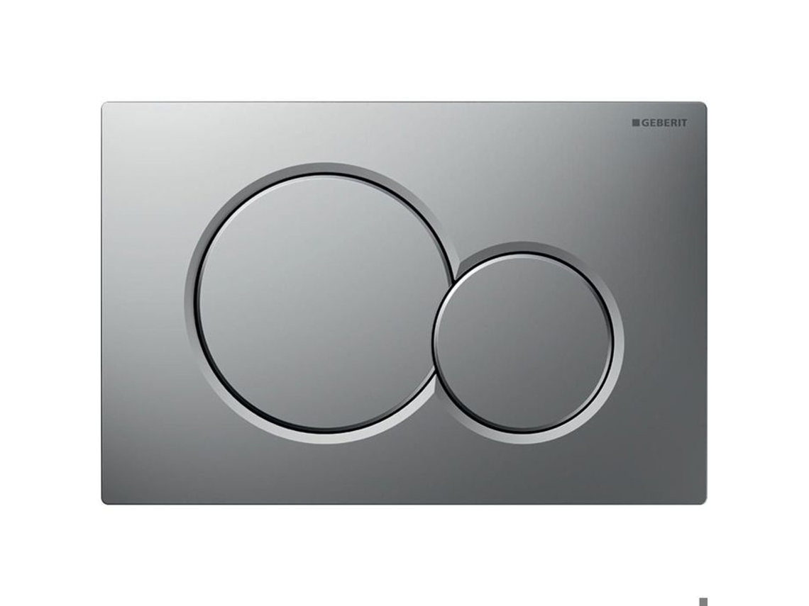 Placa Gatilho para Enxágue Duplo Toque Sigma01 Up320/Up720 Cromo Fosco GEBERIT 115.770.Jq.5