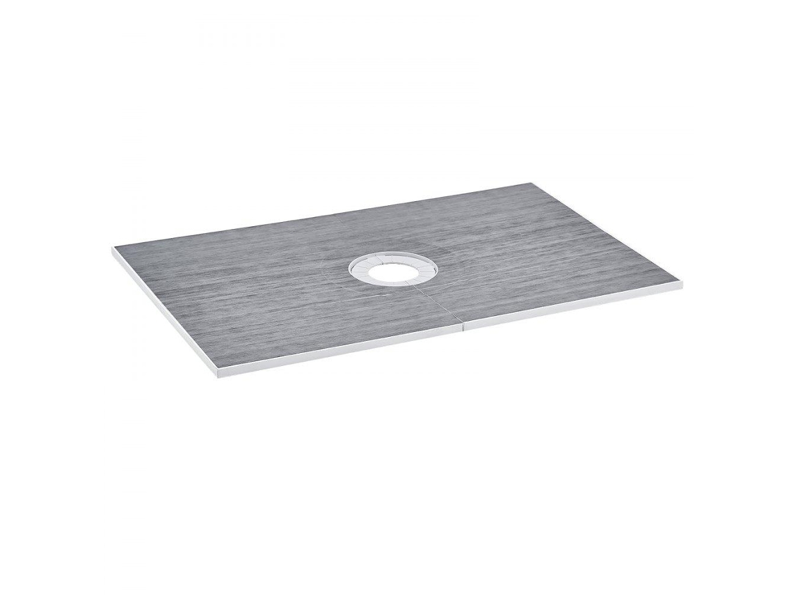 Base De Duche 1524x965mm Com Drenagem Central, Eps Leve E Membrana Impermeável Tekmaquinas