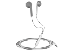 Fones de Ouvido Sem Fio de 3,5 Mm com Graves Estéreo e Microfone. MDUG (cinza branco)
