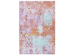 Tapete Oriental De Tecelagem Plana Beliani Zenvira De Poliéster Multicolor 200x300