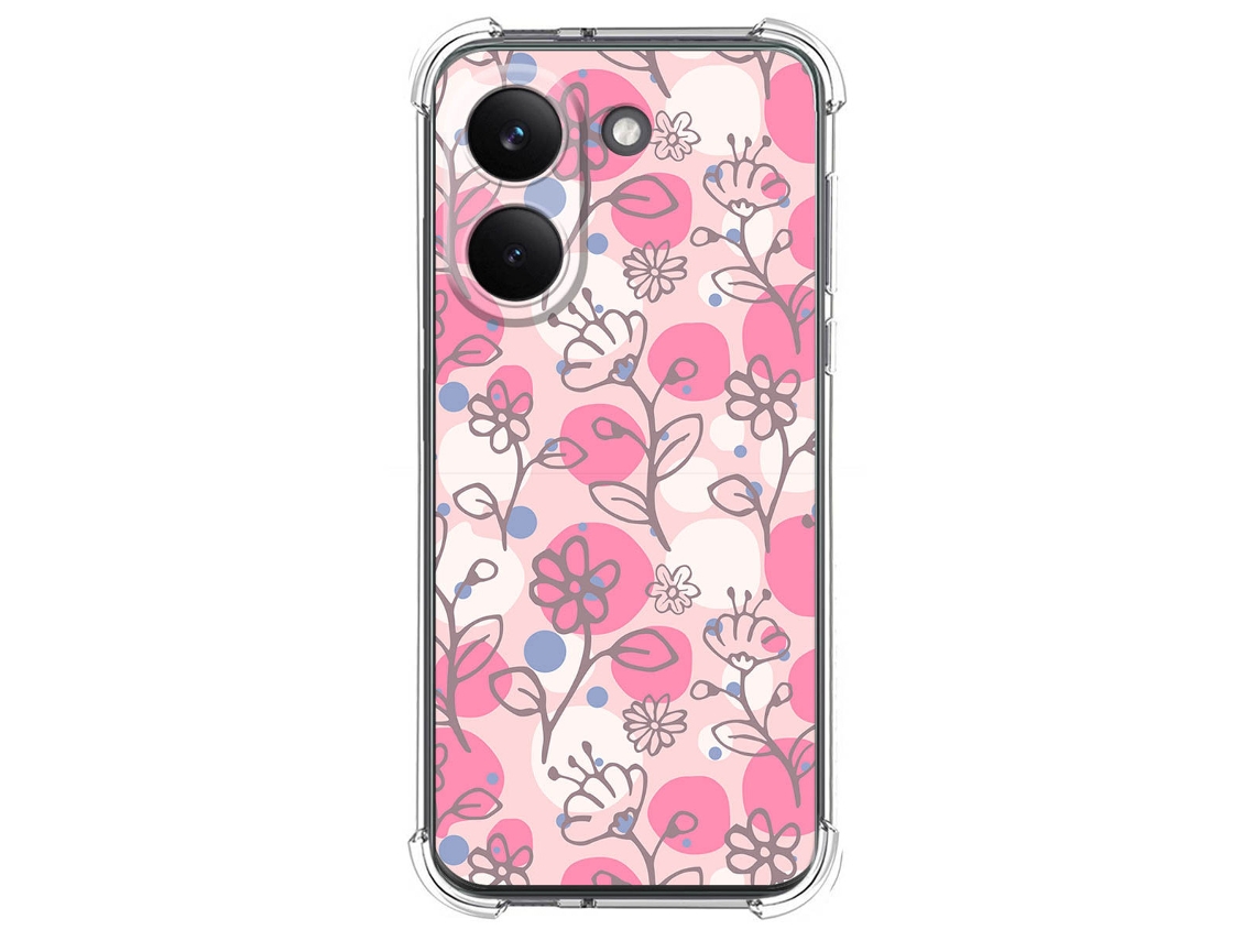 Capa Tumundosmartphone De Silicone À Prova De Choque Para Xiaomi Poco X8 Pro 5g Com Estampa Floral 7 Desenhos