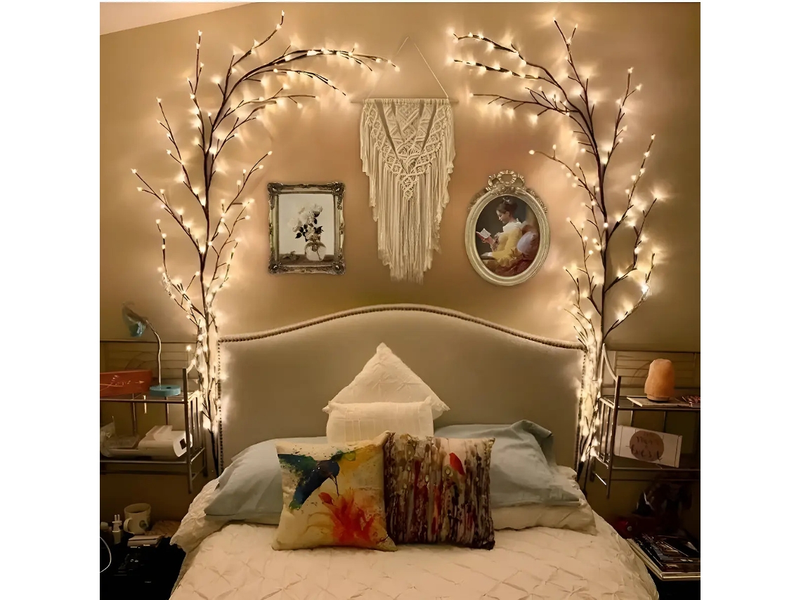 1,5 M Decorativo Com 72 Lâmpadas E Controle