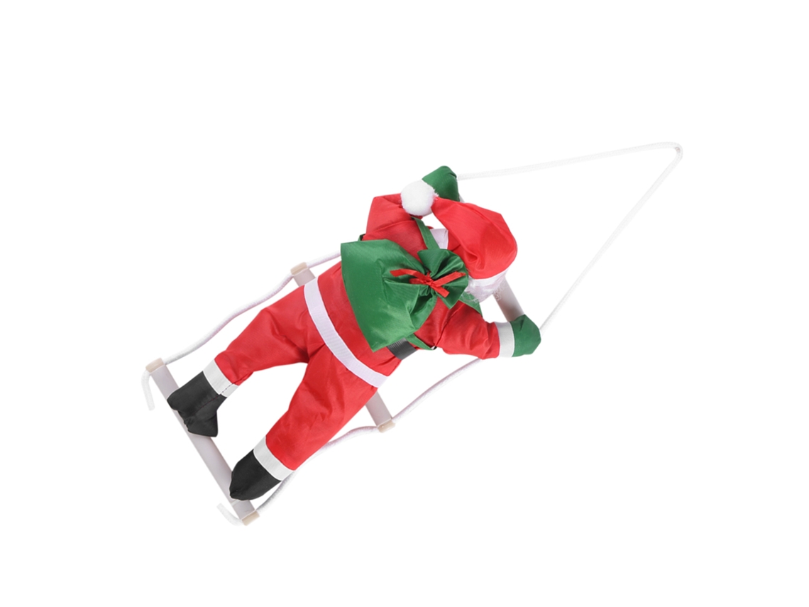 Adorno de Natal Papai Noel Escalando Decoração Pendente Interna/externa Toy Tree