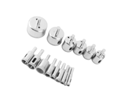 Conjunto De 15 Brocas Diamantadas Para Serra Copo, Em Aço Resistente,