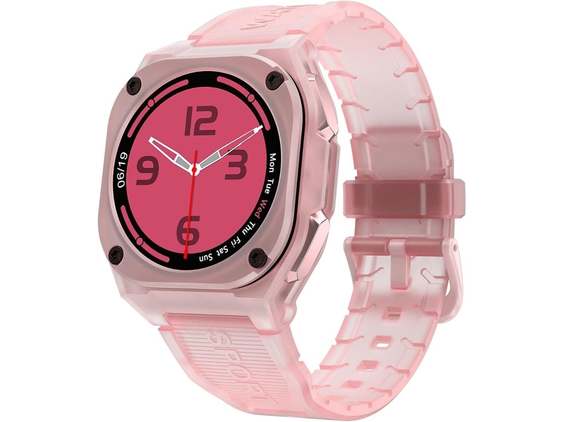 Smartwatch de Moda Esportiva para Jovens Tela Amoled de 1 28 À Prova D'Água Ip68 Relógio de Fitness com Chamada Bluetooth para Android e NISSGU