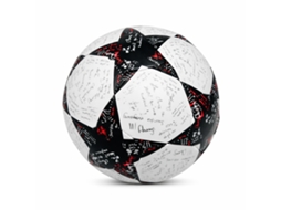 Bola De Futebol - Frases E Estrelas Bk Sd-6106 Branco + Preto