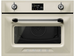 Forno Micro-ondas SMEG SO4902M1P (40 L - 59.7 cm - Hidrolítico - Creme)