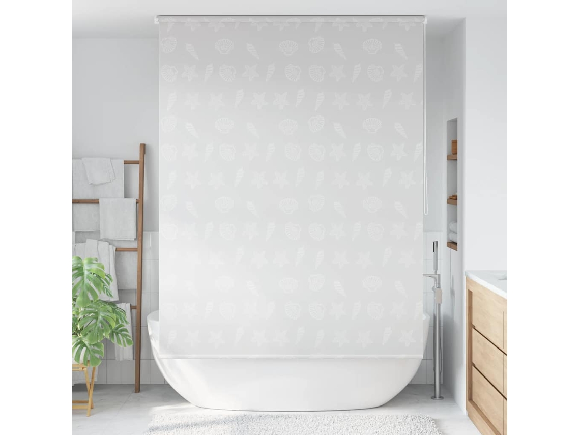 Vidaxl Estore De Rolo Para O Duche 160x240 Cm Estrelas-do-mar