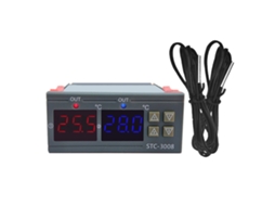 Controlador De Temperatura Digital Com Display Inteligente Microcomputador Bicomando Ajustável 12v