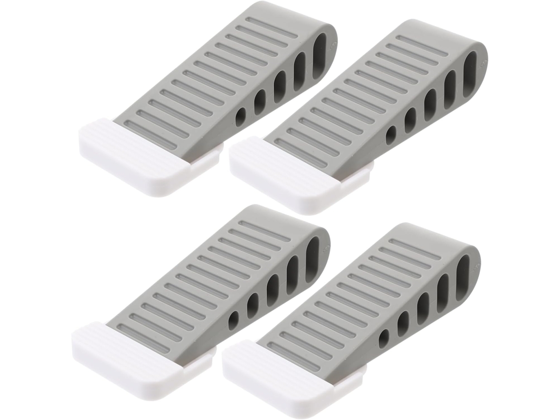 Conjunto De 4 Batentes De Borracha Para Portas, Proteção Anticolisão Para Piso E Dedos.