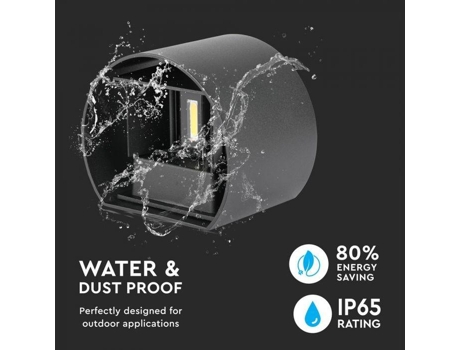 Aplique de Parede Led 6W Preto