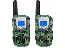 Walkie-talkie camuflado com alcance de 3 km, par de walkie-talkies. - aquaforge