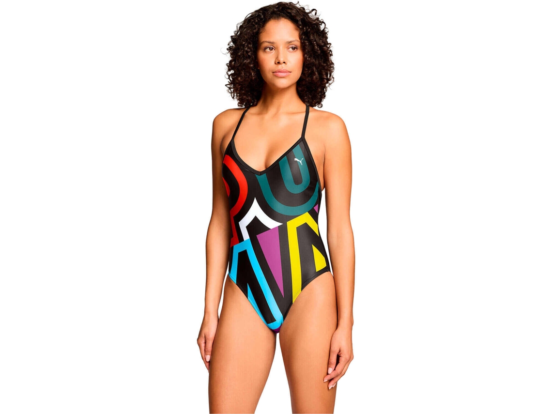 Bañador Natación Mujer Puma Women Placed Print Swimsuit 1p