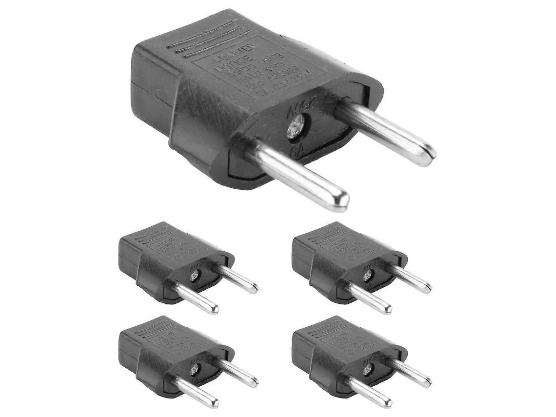 Adaptador De Tomada Viagem 5x Eua Para Ue(europa)