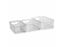 Organizador (3 Peças) Transparente